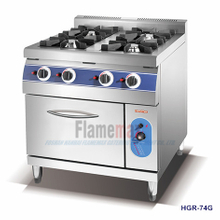 HGR-94E 4燃烧器燃气范围与电烤箱